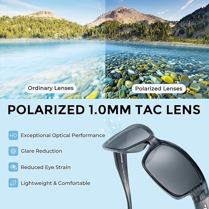KastKing Skidaway Polarized Sport Sunglasses for Men and Women,Ideal for Driving Fishing Cycling and Running,UV Protection