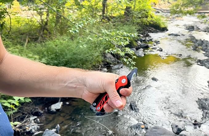 Utility Tool by Bear Grylls, Multitool Pocket Knife For Camping, Hiking, EDC and Survival, with Bottle & Can Opener, Pliers, Screwdriver, Sheath - Black Oxide Finish, Medium