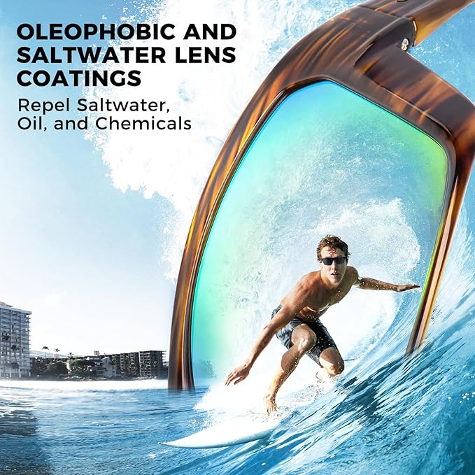 KastKing Huzzah Polarized Sport Sunglasses for Men and Women, Ideal for Driving Fishing Cycling and Running,UV Protection