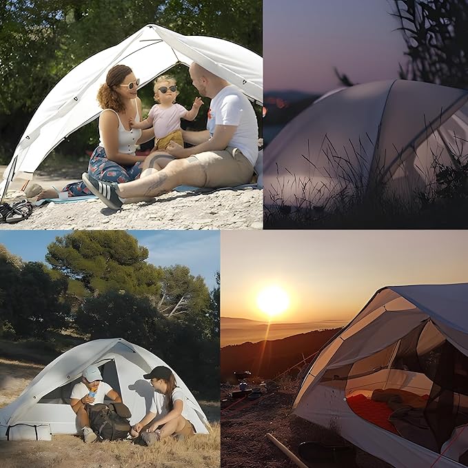 Camping Tent, Easy Setup, 1-2-8-10 Person Waterproof and Portable Tent for Camping Hiking Outdoor