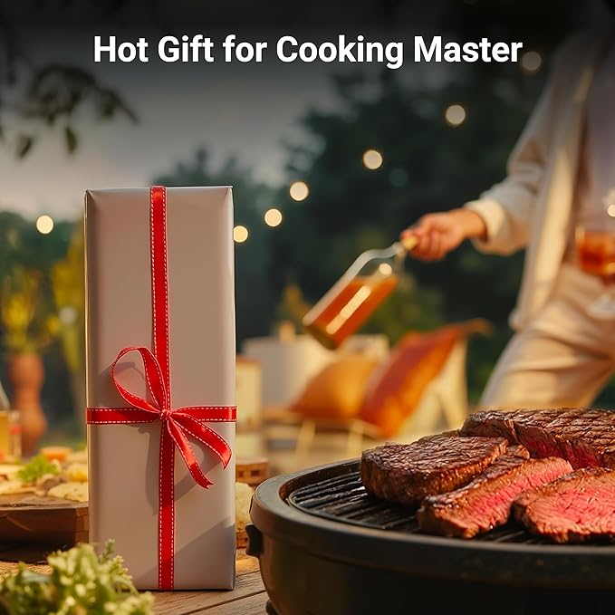 Propane Torch with One-Touch Max Fire, Cooking Blow Torch Gun with a Safety Lock, Charcoal Lighter, Flame Thrower, Kitchen Food Torch Head for Grill, Sous Vide, BBQ (Tank Not Included)