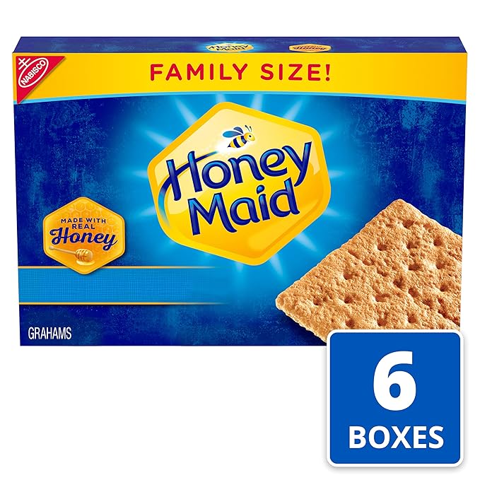 Honey Maid Graham Crackers, Family Size, 6 - 25.6 oz Boxes