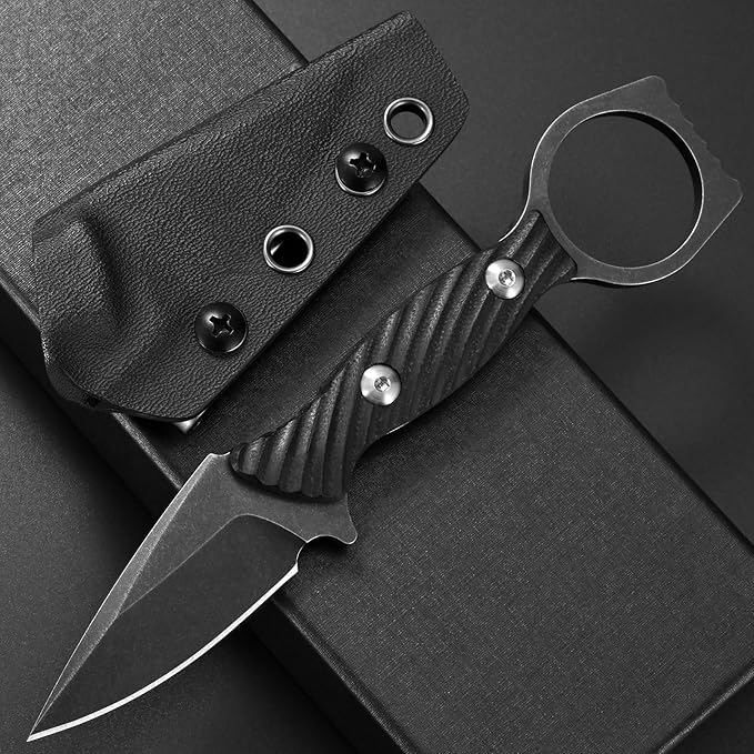 GTK399 Fixed Blade Knife D2 Steel Blade G10 Handle Full Tang EDC Tool Knifes for Outdoor Camping Hiking Survival