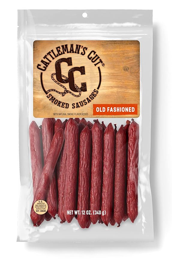 Cattleman's Cut Old Fashioned Smoked Sausages, 12 Ounce
