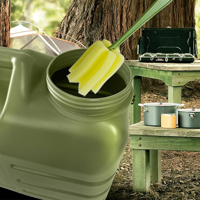 3 Gallon Water Container with Spigot, Portable Camping Water Jug, BPA Free Water Storage Tank for Camping, Vehicle, Car, Outdoor Hiking, Picnic, Emergency