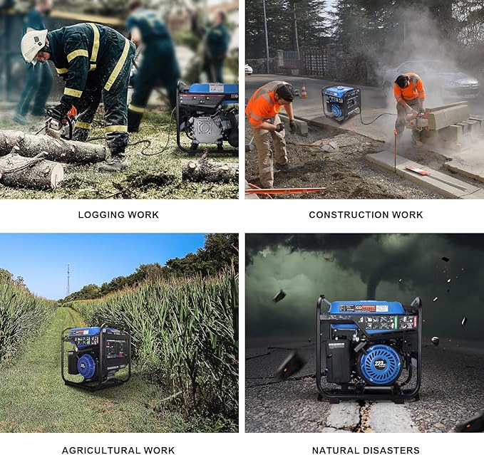 DK Upgraded Version 4000W Inverter Generator, Open Frame & Lighter Design, EPA Compliance, 30 Amps, for Outdoor Backup Camping Jobsite (DK4000Xi-M)