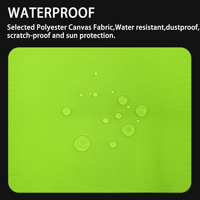 Canvas Repair Patch 9×11 Inch 3Pcs Waterproof Self-Adhesive Fabric Repair Patch for Tents,Boat Cover,Pop Up Canopy,Patio,Bags,Car Seats,Sofas,Furniture Cover(Apple Green)