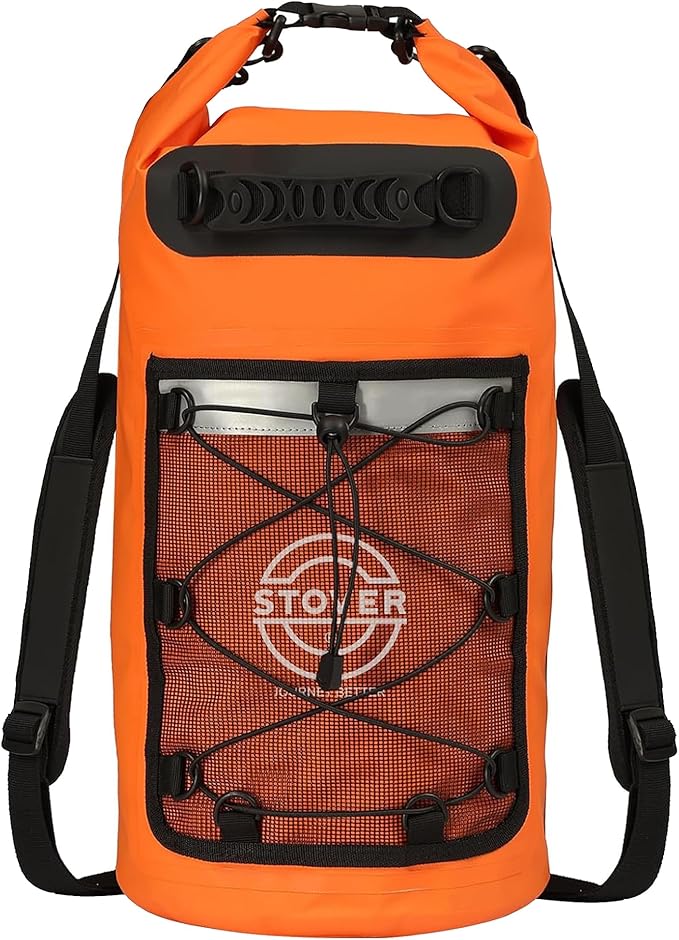 STOVER 5/10/25/30/40/55L Waterproof Backpack- Floating Dry Bag for Kayaking, Travel, Beach, Hiking, & Camping, Men/Women