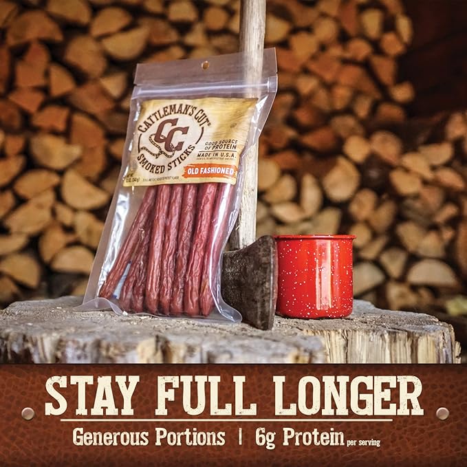 Cattleman's Cut Old Fashioned Smoked Sausages, 12 Ounce (Pack of 4)