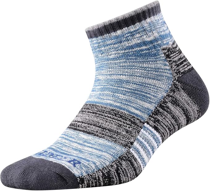 FEIDEER Men's Hiking Walking Socks, Multi-Pack Wicking Cushioned Outdoor Recreation Hiking Socks