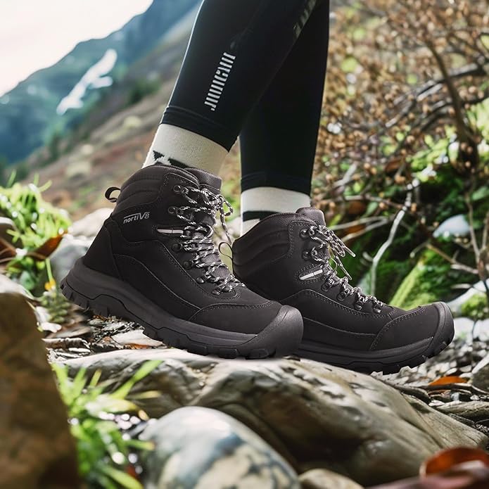 NORTIV 8 Women's Hiking Boots Waterproof Trekking Camping Trail Backpacking Boots for Outdoor