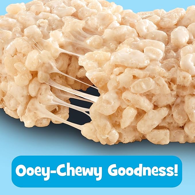 Rice Krispies Treats Crispy Marshmallow Squares, Kids Snacks, Snack Bars, Original (54 Bars) (Pack of 2)