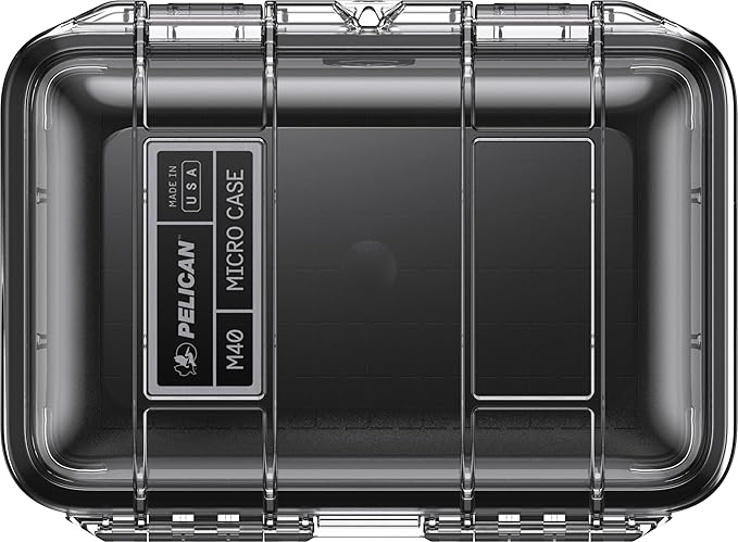 Pelican M40 Micro Case (Black/Clear)