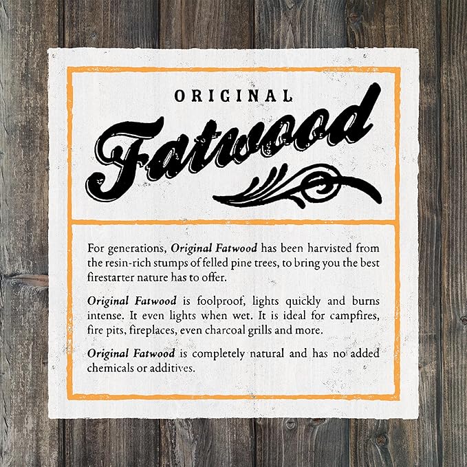 Fatwood Fire Starter Sticks 10-lb Box 2-Pack - Indoor or Outdoor All Natural Pine Fire Starters for Campfires, Fireplace, Firepit, Wood Stove, or BBQ Grill - Kindling Wood Firewood by Pure Garden