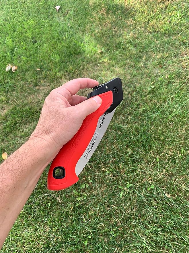 Corona RS16120 Razor Tooth Folding Saw, 7-Inch, Red