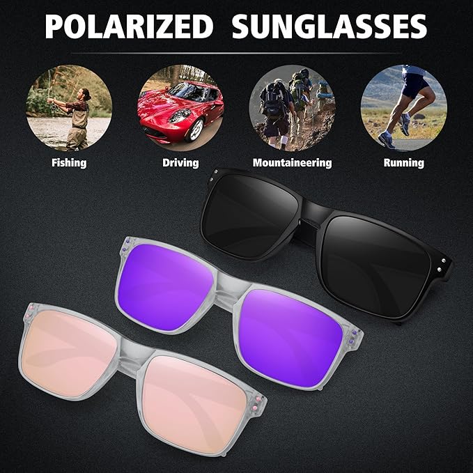 MEETSUN Polarized Sunglasses for Men Women Sports Driving Fishing Glasses UV400 Protection