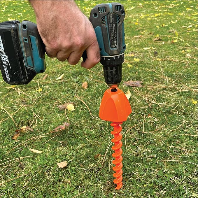 The ScrewDriver 2.0, Use With Orange Screw Ground Anchors For Easy & Quick Installation