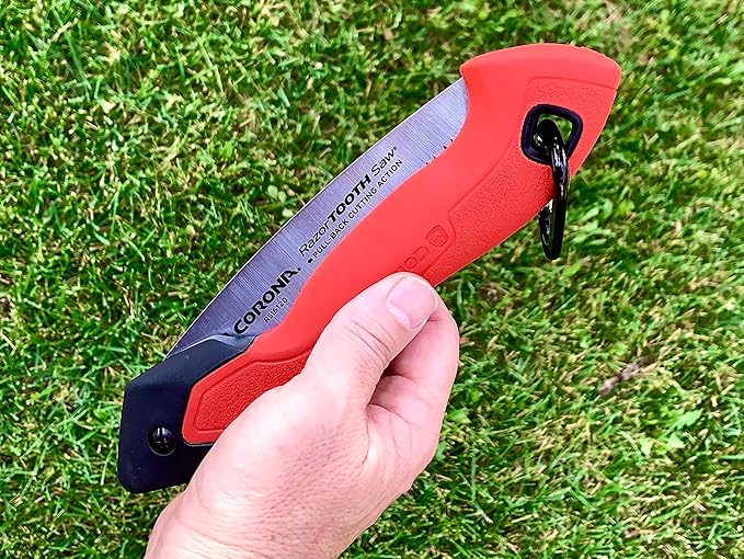 Corona RS16120 Razor Tooth Folding Saw, 7-Inch, Red