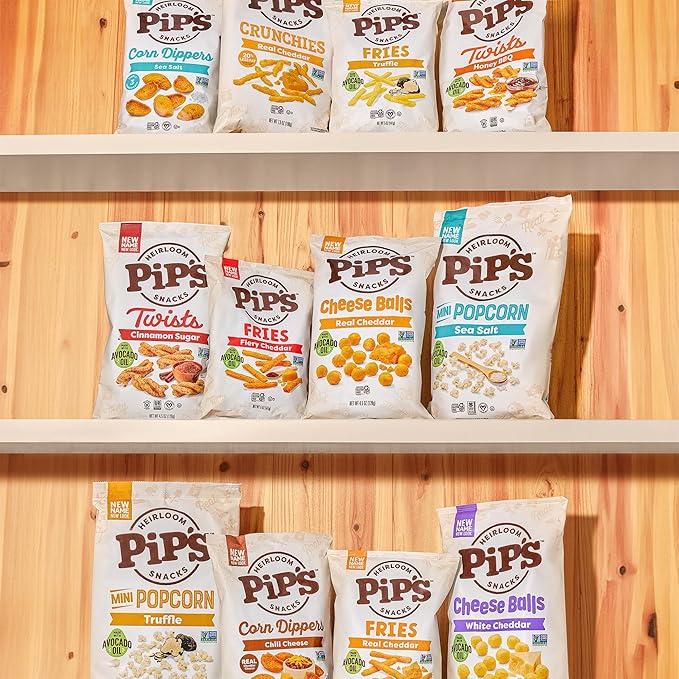 Heirloom Mini Popcorn Kernels by Pipcorn, Non-GMO, Vegan, Gluten Free Snacks, Healthy Unpopped Popcorn - 44 oz Jar