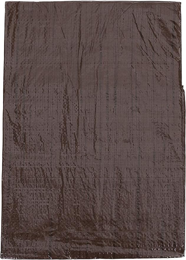 Kotap 20 x 20 Ft. All-Purpose Multi-Use Protection/Coverage 5-mil Poly Tarp, Reversible, Waterproof, Brown/Green, (TBG-2020)