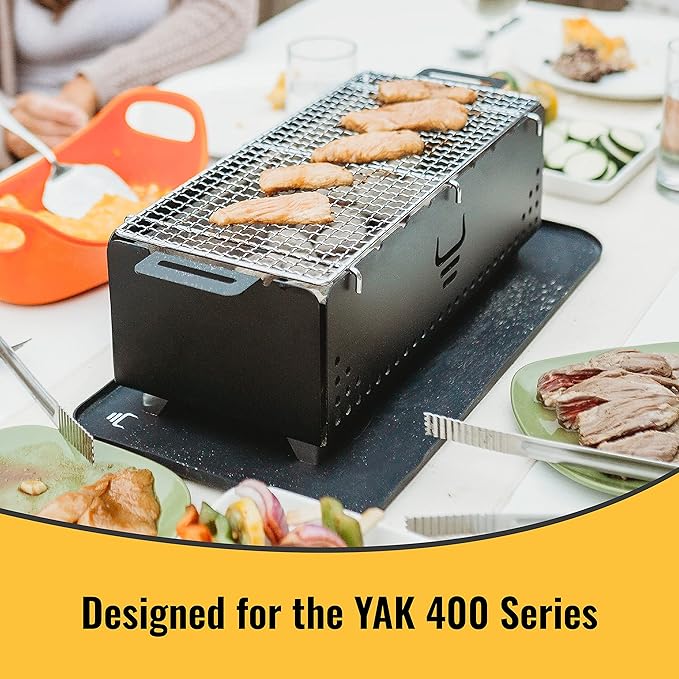 Yak Mesh Grill Grate | Designed for The Yak 400 Series Grill | Perfect for Small, Delicate, Hard-to-Skewer Ingredients | Crafted from Food-Grade Chromed Steel | Easy to Clean and Highly Durable