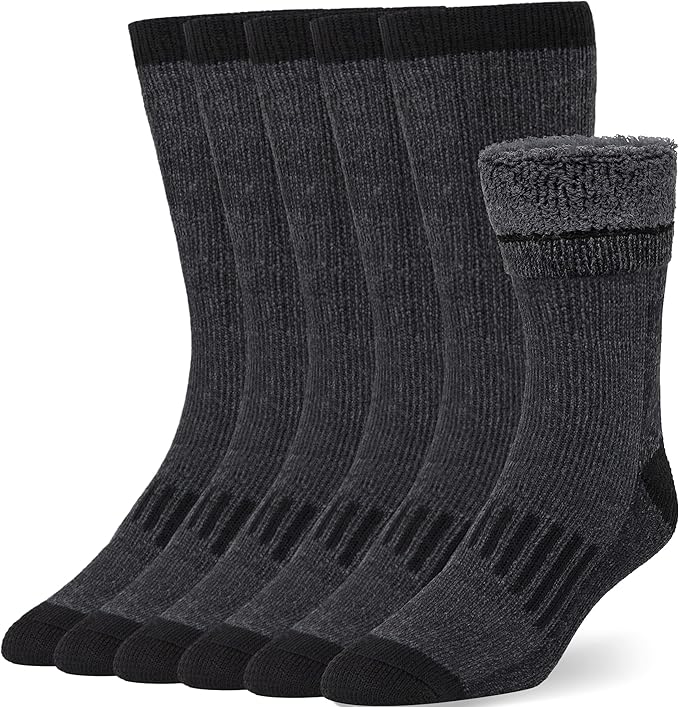 COZIA Merino Wool Socks for Men and Women Warm thermal Boot Hiking Socks 3 Pairs