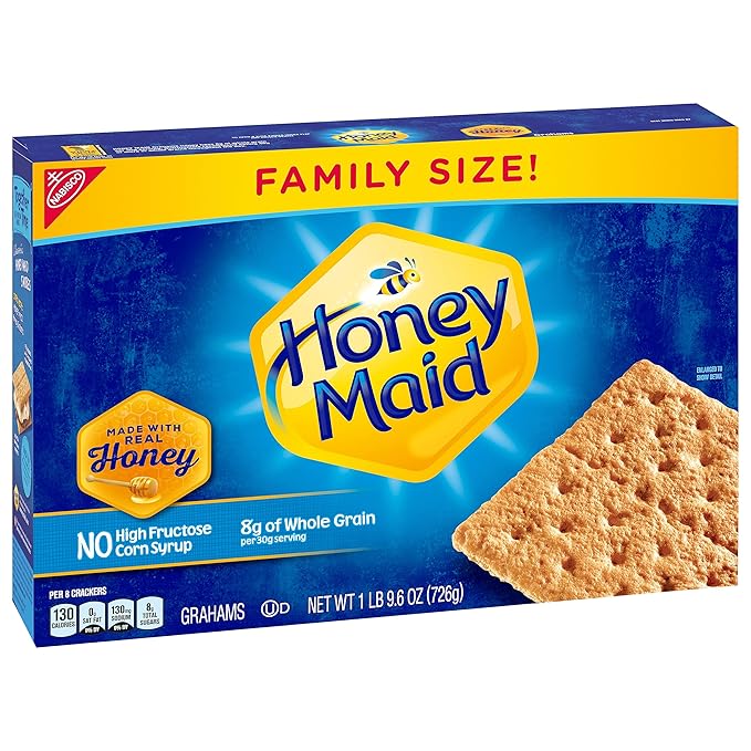 Honey Maid Graham Crackers, Family Size, 6 - 25.6 oz Boxes