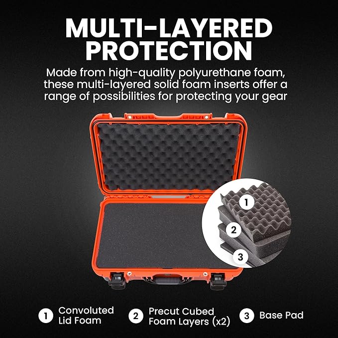 NANUK Wheeled Series 935 Lightweight NK-7 Resin Waterproof Protective Case