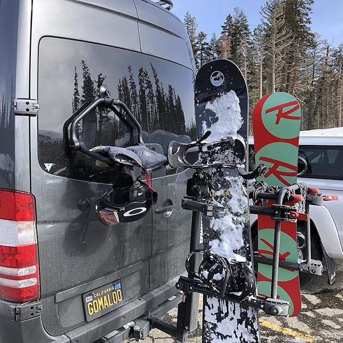 Malo'o Portable Drying Rack – Perfect for Wetsuit Drying, Camping, Fishing & Scuba Gear. The Heavy Duty Hangers Have 2 Drying Bars for Wet Suits or Hockey Gear and can Hang Off The Side View Mirror