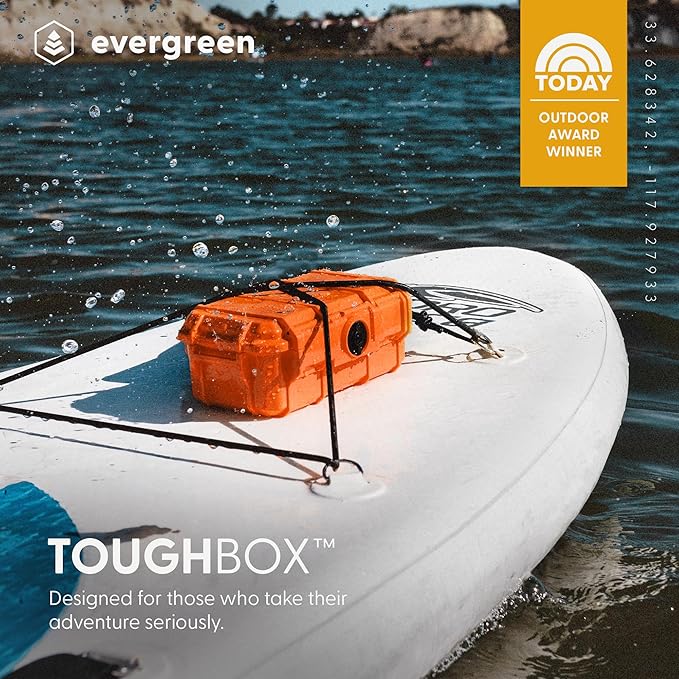 Evergreen 57 Waterproof Dry Box Protective Case - Travel Safe/Mil Spec/USA Made - for Cameras, Phones, Ammo Can, Camping, Hiking, Boating, Water Sports, Knives, & Survival (Green)
