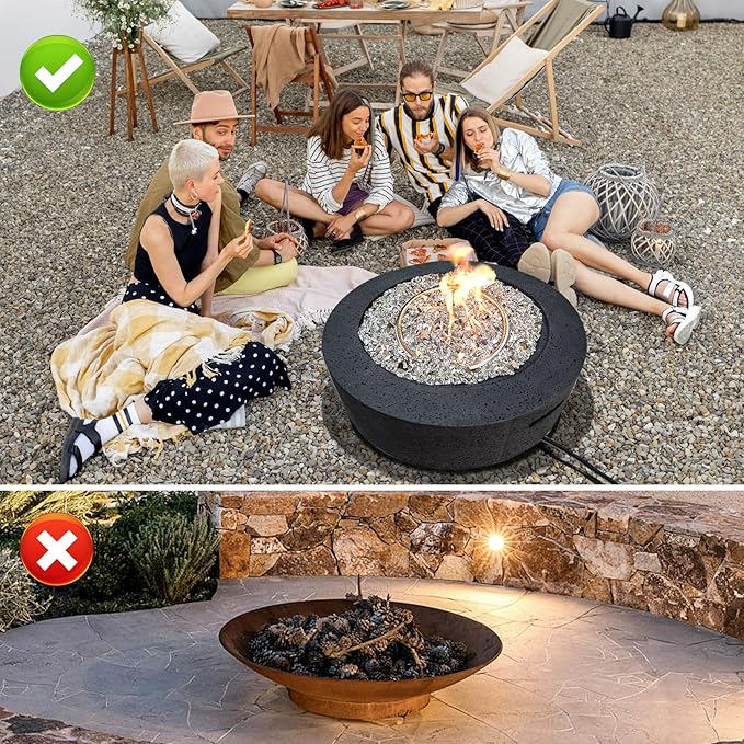 10 Pounds Fire Glass 1/4 Inch High Reflective Tempered Firepit Glass Rocks for Fireplace, Fire Pit Table, Fire Bowl and Landscaping (Crystal Clear)