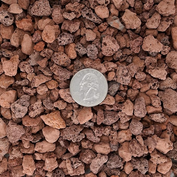 Stanbroil Lava Rock Granules - Decorative Landscaping for Fire Pits, Fire Bowls, Gas Log Sets, Indoor or Outdoor Fireplaces - 10 Pounds (0.1"-0.2")