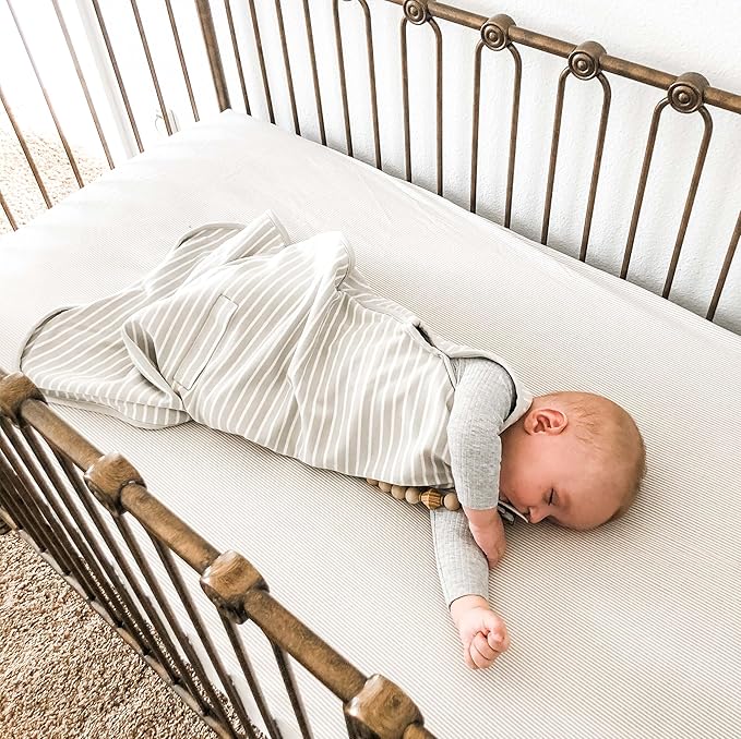 Woolino 4 Season Sleep Sack - Ultimate Merino Wool Sleeping Bag - Two-Way Zipper Adjustable Universal Size Sleep Sack for Baby (2-24 Months) - Birch Gray