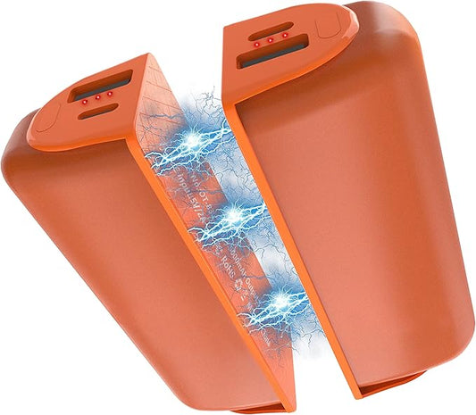 Hand Warmers Rechargeable 2 Pack,10000mAh Split-Magnetic Electric AI Handwarmer Power Bank,3 Levels, Camping,Hunting in Winter