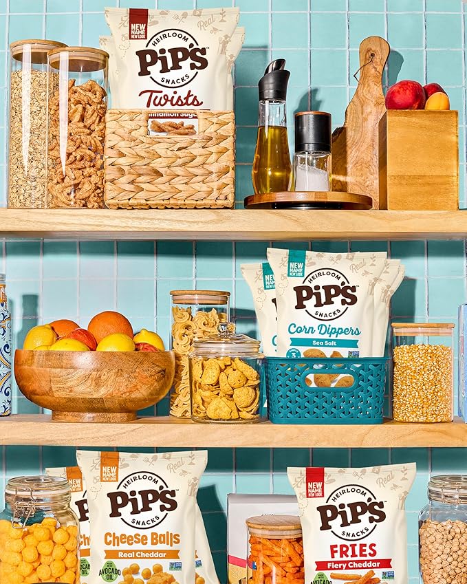 Heirloom Mini Popcorn Kernels by Pipcorn, Non-GMO, Vegan, Gluten Free Snacks, Healthy Unpopped Popcorn - 44 oz Jar