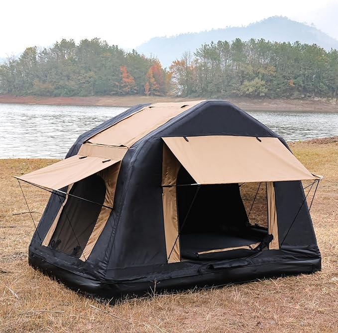 4x4 Offroad Car Roof Top Tent, Outdoor Portable 2-3 People Amphibious Inflatable Floating Tents for SUV,Truck and Universal Auto Self-Driving Touring Camping
