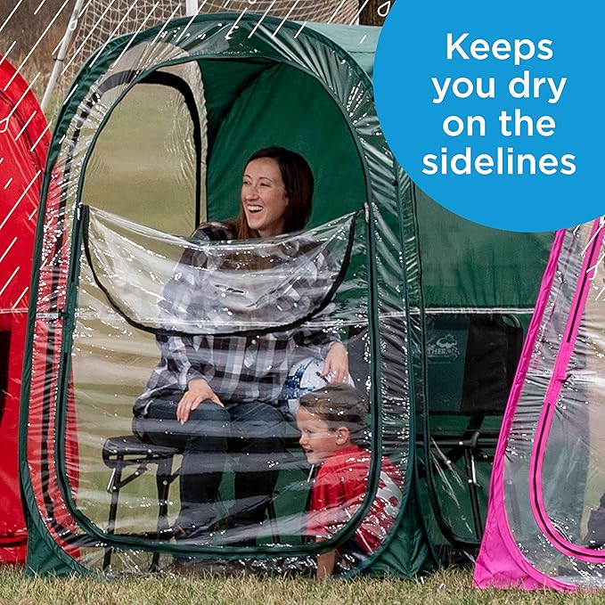 WeatherPod® The Original Shark Tank MyPod™ 1-2 Person Pop-Up Pod - Stay Warm, Dry, and Out of The Sun - Weather Pod for Sports, Rain, or Wind
