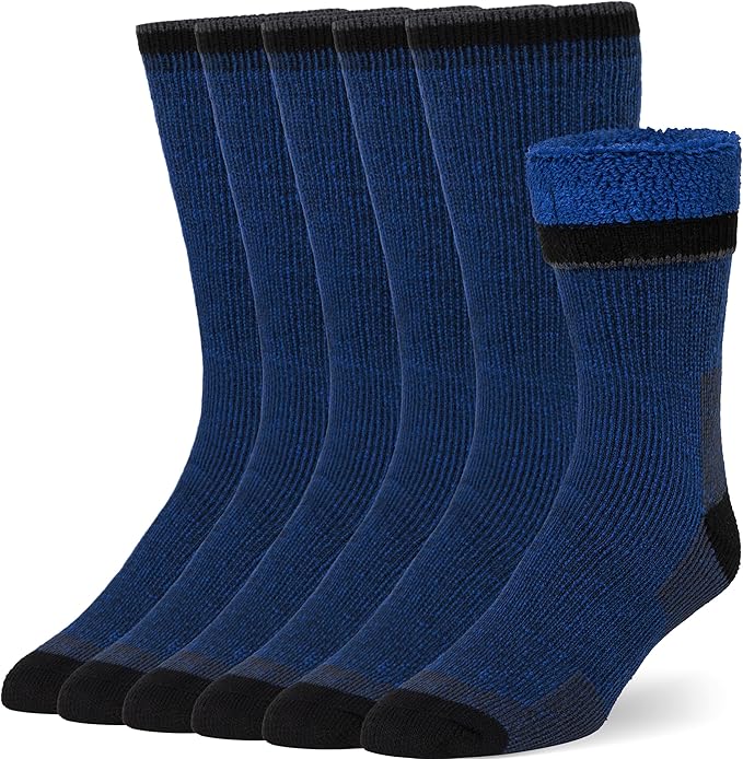 COZIA Merino Wool Socks for Men and Women Warm thermal Boot Hiking Socks 3 Pairs