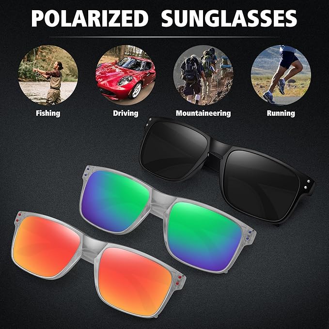 MEETSUN Polarized Sunglasses for Men Women Sports Driving Fishing Glasses UV400 Protection