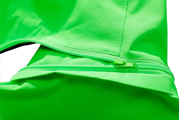 Women's Waterproof Raincoat Lightweight Rain Jacket Detachable Hood Travel Outdoor
