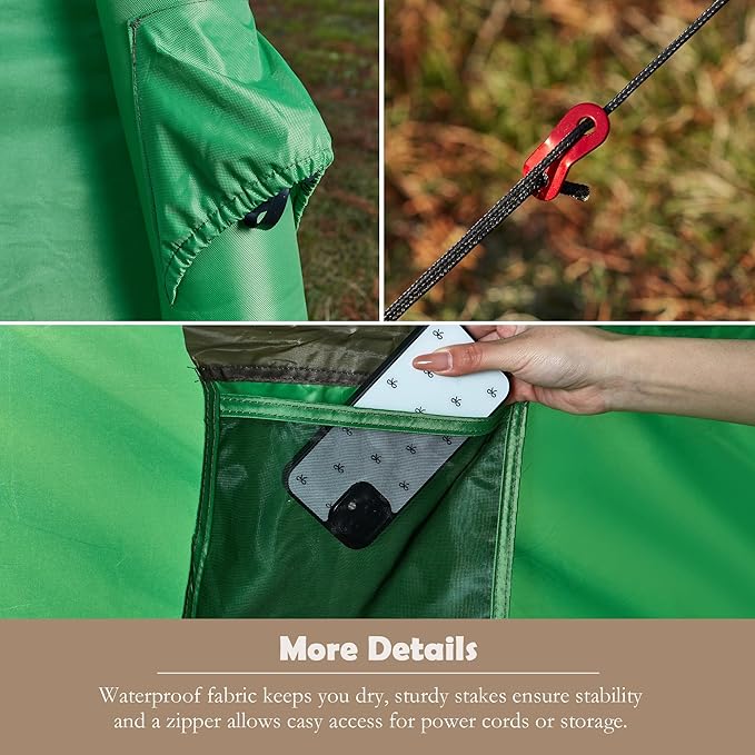 YOLENY Inflatable Camping Tent for 4-6 Person, Easy Setup Portable Water-Resistant Cabin Tent with Mesh Windows & Pumps