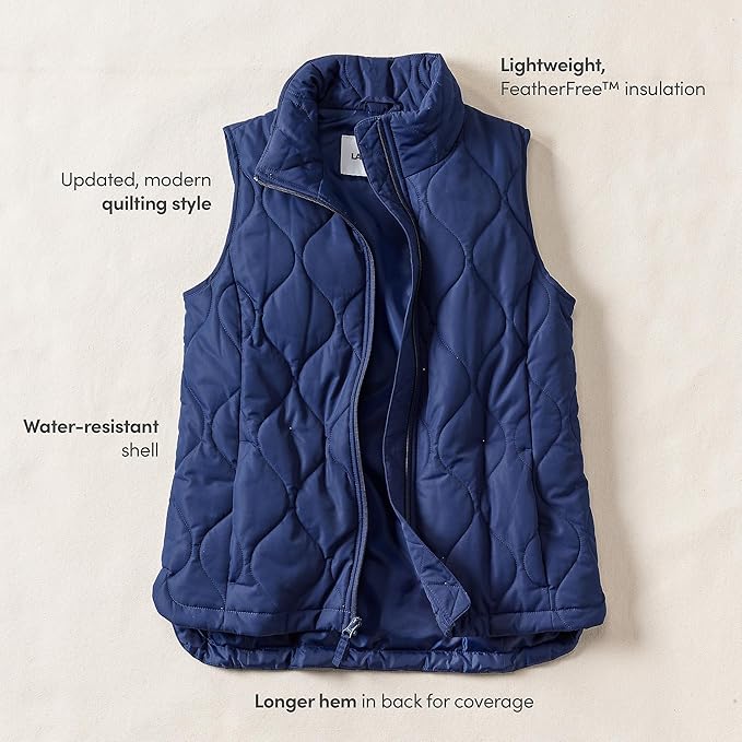 Lands' End Women's FeatherFree Insulated Vest
