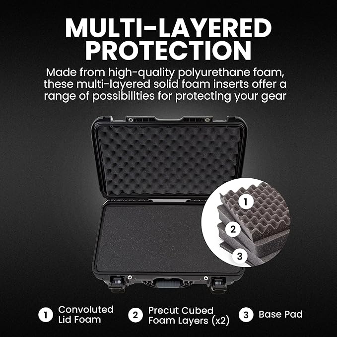 NANUK Wheeled Series 935 Lightweight NK-7 Resin Waterproof Protective Case