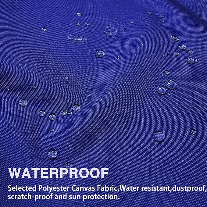 Canvas Repair Patch 9×11 Inch 3Pcs Waterproof Self-Adhesive Fabric Repair Patch for Tents,Boat Cover,Pop Up Canopy,Patio,Bags,Car Seats,Sofas,Furniture Cover(Dark Blue)