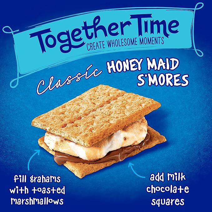 HONEY MAID Graham Crackers, Lunch Snacks, Bulk Snacks, 12 - 14.4 oz Boxes