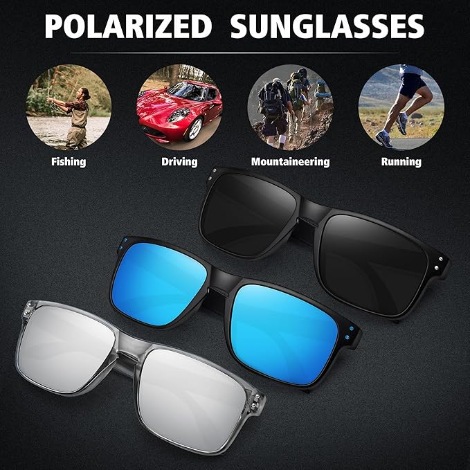 MEETSUN Polarized Sunglasses for Men Women Sports Driving Fishing Glasses UV400 Protection