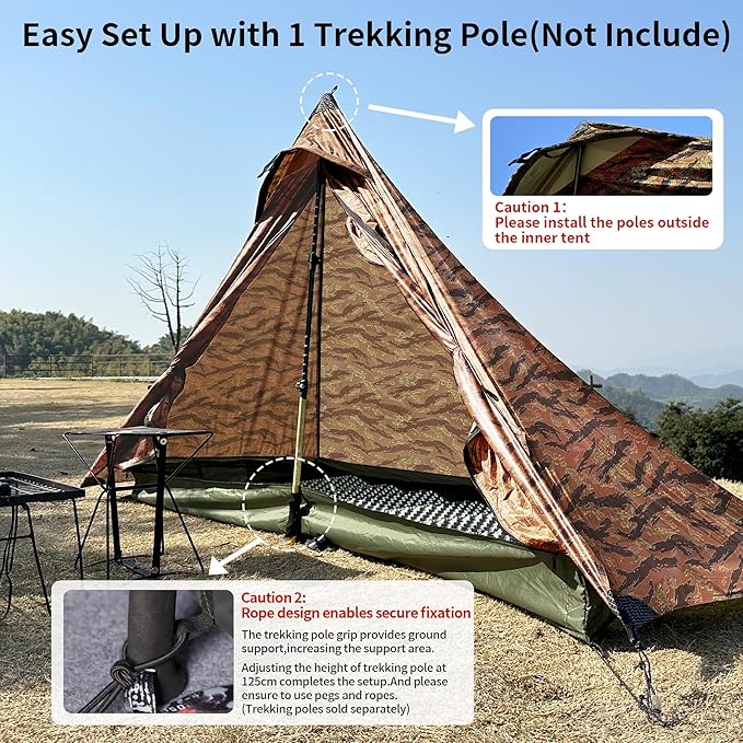 Camping Tent, Easy Setup, 1-2-8-10 Person Waterproof and Portable Tent for Camping Hiking Outdoor