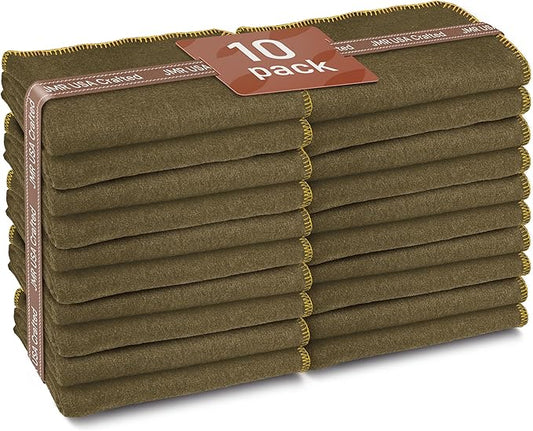 Wool Camping Blanket – 70% Wool Heavy-Duty Military Style Throw, Warm & Washable, Fire Retardant Cover for Emergency, Survival & Outdoor Use – Perfect for Camping, Car, Home & Hiking, Olive 66x90