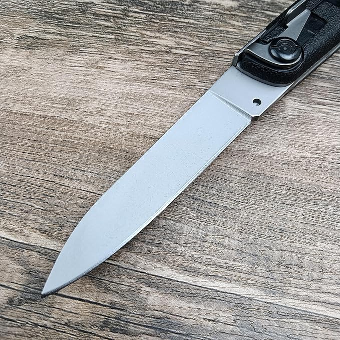 7.7" Assisted Opening Pocket Knife,Small Button Lock EDC Folding Knife for Men Women, Sharp Outdoor Camping Survival Utility Knives Gift