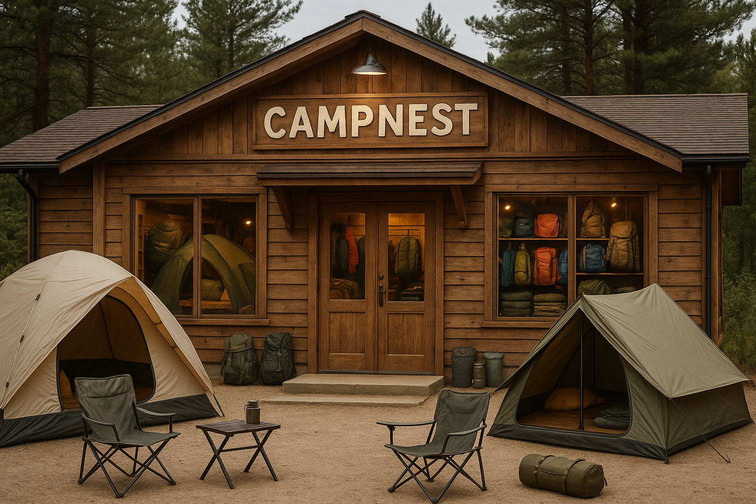 Campnest Camping shop make it real